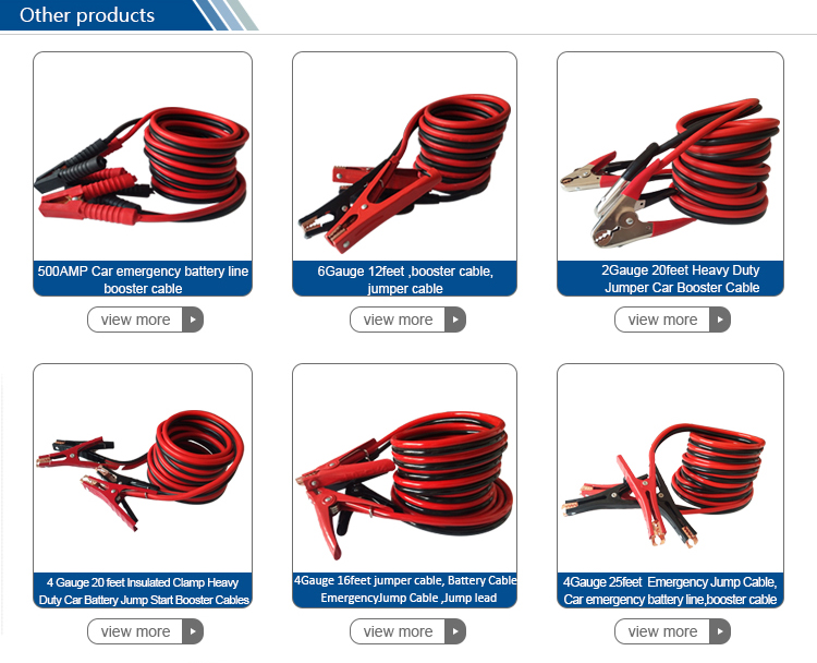 20 FT Heavy Duty SUV car Truck jumper cables car/ jump leads/jump cable